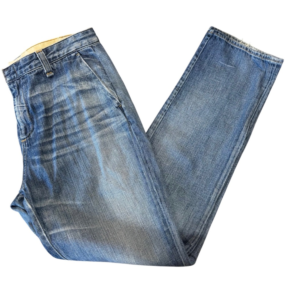 Rag & Bone Trouser Jeans Women's 31 Straight Leg Medium Wash Denim Made in USA - Picture 5 of 12
